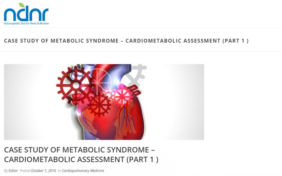 Case Study of Metabolic Syndrome – Cardiometabolic Assessment (Part 1)